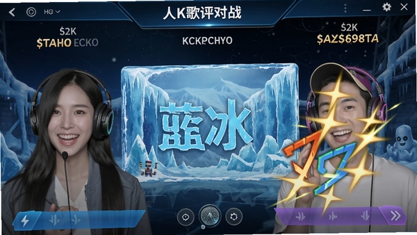 ����������������OK�㲥ϵͳ˫��K�����ֶ�ս���棬չʾ������������Ч