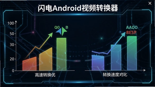 ����Android��Ƶת����ת���ٶȶԱ�ͼ������ʾ����ת�����ƣ�����Ƽ���ʮ��