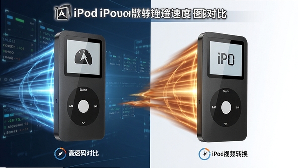 ����ipod��Ƶת����ת���ٶȶԱ�ͼ��չʾ����ת����̣���̬Ч��ͻ��Ч������