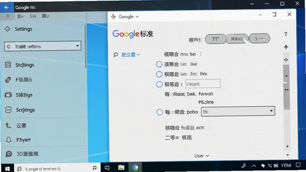 �ȸ�ƴ����׼�����ý���չʾ���û����ڵ���ģ����ѡ�����ΪWindows���ô��ڣ����ָ��Ի����ù���