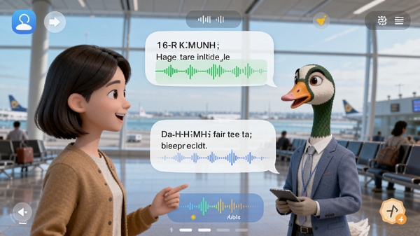 �����App�ĳ���ʽ�龰�Ի��������ͼ������չʾ�û��������ɫ�ڻ��������жԻ������ݿ��ڳ���˫������ı��������з������η�����÷���ʾ��������ʵ����ѧϰ��Χ��