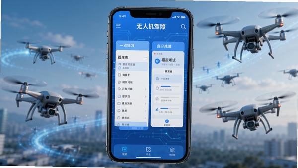 ���˻�����һ��ͨAPP�����ͼ��չʾ�����ϰ��ģ�⿼�Թ��ܣ���ɫ�Ƽ�����ֻ���Ļ���У����������˻�����Ԫ�أ�������Ⱦͼ