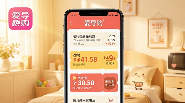 һ�������ֻ���Ļչʾ������APP���棬����������ʾ�������ƽ̨����Ʒ�Ż�ȯ�ͷ���������������ܰ��ͻ��������ʡǮ���ĺ��Ĺ��ܣ�����ƽ����ɫ�����죬��������������������������