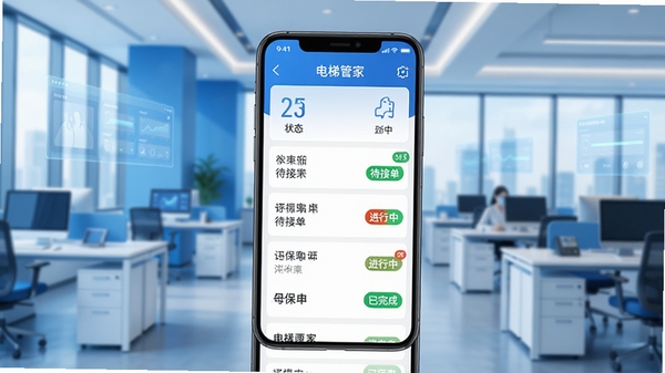 ���ݹܼ�APP����չʾά�������б���״̬��ǩ�����ɼ������ӵ��������С�����ɣ�������Ϊ�ִ��칫�һ�����ɫ������ɫ�Ͱ�ɫΪ�����������ֻ��칫