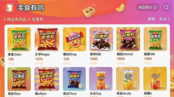 ��ʳ����APP����Ʒ�б�ҳ��չʾ���ֶ�������ʳ��Ʒ��������ʳƷ���ǹ��ɿ��������ϣ�����ɫ�ʷḻ������ʳ��