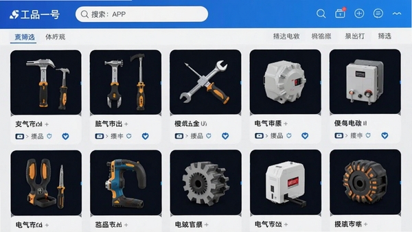 ��Ʒһ��APP����չʾ������𹤾�������豸�����񲼾�������������������ɸѡ��ǩ�����רҵ��Լ����ɫ�Ƽ���ɫ��
