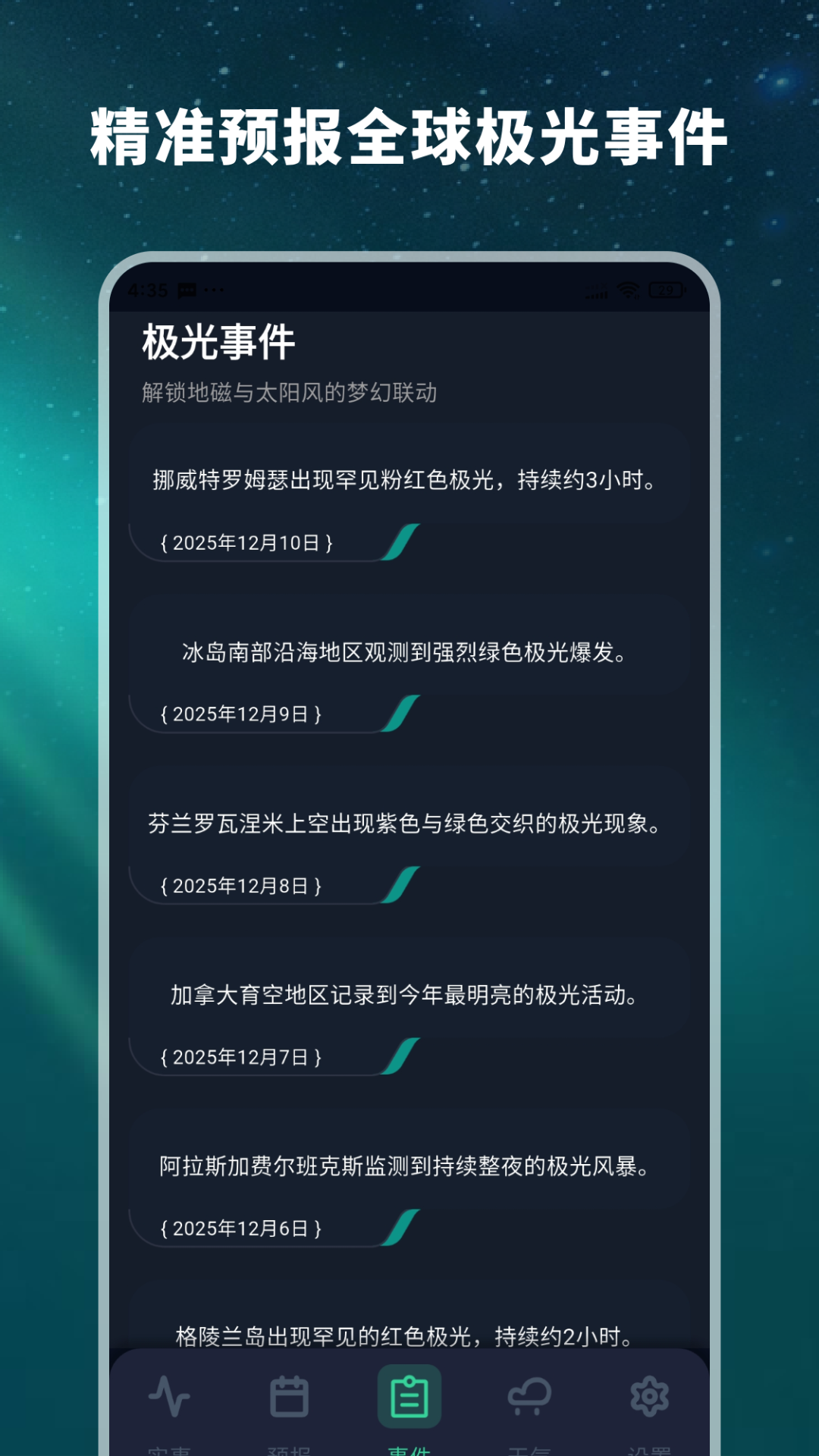 极光预测-极光观测预报助手截图