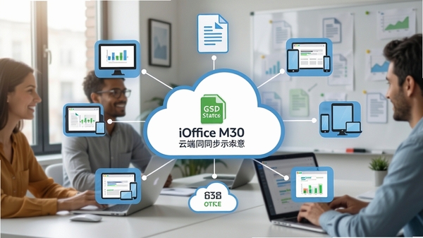 iOffice M30�ƶ�ͬ��ʾ�⣬���豸ͼ��Χ���ƶˣ��ĵ�ͬ��״̬��ʾ���Ŷ�Э������