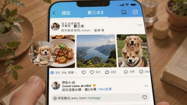 ����ˮAPP�������������棬չʾ���û�������ͼ�Ķ�̬������ʳ���羰������ȷḻ���ݣ���������Ծ����Χ��ܰ�Ѻá�