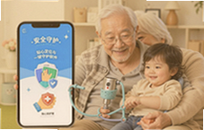老人小孩安全守护软件,一键定位防走丢