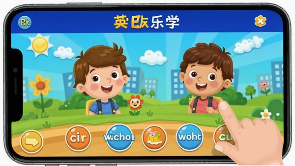 Ӣ����ѧAPP����չʾȤζ����Ӣ��γ̣���ͨ�������ɫ�����ޣ����ӵ����Ļѧϰ����