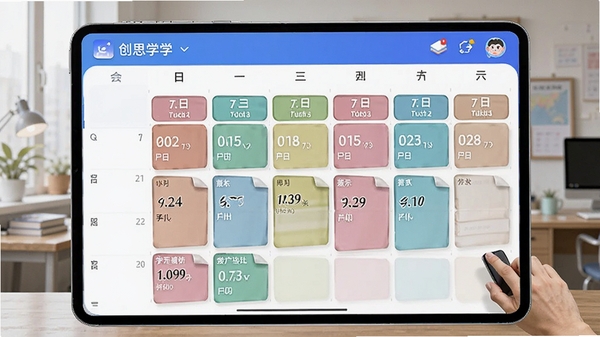 ��˼ѧapp��AI�����ſι�����ʾ����������ͼչʾÿ��ѧϰ������䡣