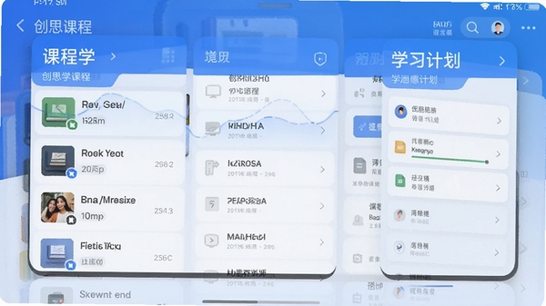 ��˼ѧapp�����ͼ��չʾ��γ��б���ѧϰ�ƻ����ܣ��������ִ���ࡣ