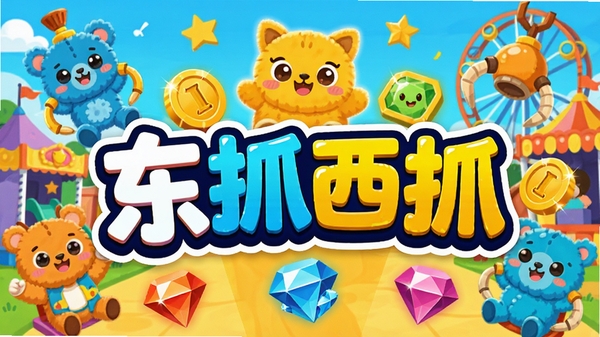 һ��ɫ������������ͯȤ�ĺϳɺ�������������Ŀ����Ϸ���⡰��ץ��ץ�������ܻ����ſɰ��Ŀ�ͨ��ż����ҡ���ʯ��ץȡ������ǻ��ֵ����ֳ�������ƽ�������л���