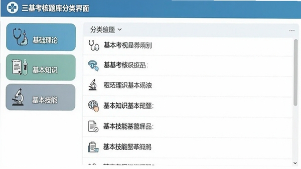 ����������������棬�����ʾ�������ۡ�����֪ʶ���������ܵȷ��࣬�Ҳ�Ϊ��Ŀ�б�������������������ҽѧͼ��