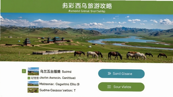 ����������ι���ҳ�棬չʾ������̨�����羰��ͼ���·��й����б��뵼����ť��ɫ��Ϊ��ԭ��������������濪��׳��
