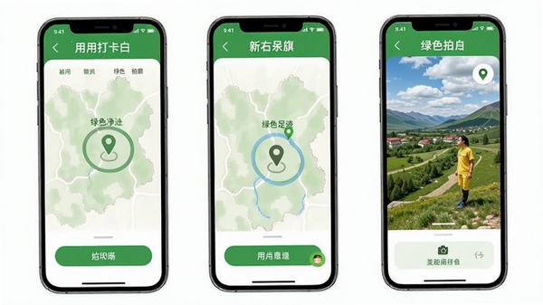��ɫ����������app��ɫ�㼣���ܣ��û������ս��棬��ͼ��ǵ�λ�������Ѻ�
