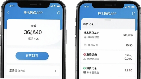 ��ľҽ��APP��ҽ���˻���ѯҳ�棬��ʾ�������Ѽ�¼�б��������࣬��������չʾ
