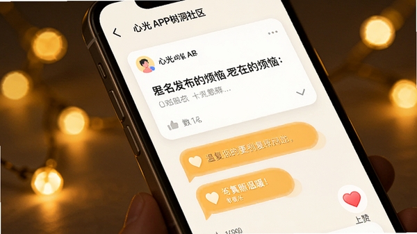 �Ĺ�APP�����������棬�ֻ���Ļչʾ���������ķ��տ�Ƭ���·�����ů�Ļظ����ݺ͵��ް��ģ�������ģ����ů��ɫ�ƹ⣬��Χ��ܰ����ȫ
