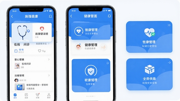 ʩǿ����APP������չʾͼ����������������������Ⱥ��Ĺ���ģ���UI��ƣ���������£�ɫ������ɫ�Ͱ�ɫΪ��ɫ��