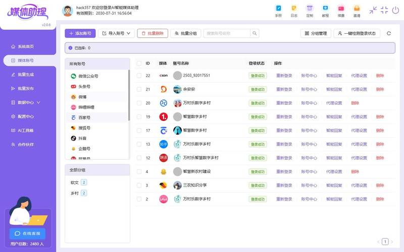 一媒体-一站式数字内容创作平台 全媒体发布工具操作界面配图