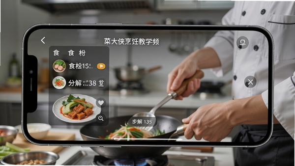 �˴�����⿽�ѧ��Ƶ���棬�ֻ������������˽̳̣���Ļ����ʾʳ�������Ͳ���ֽ⣬��ʦ˫�ֲ����������黯��������ѧ��Χרҵ����������