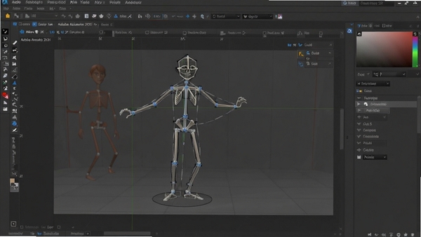 Adobe Animate 2021�����󶨽�ɫ�����������̽����ͼ