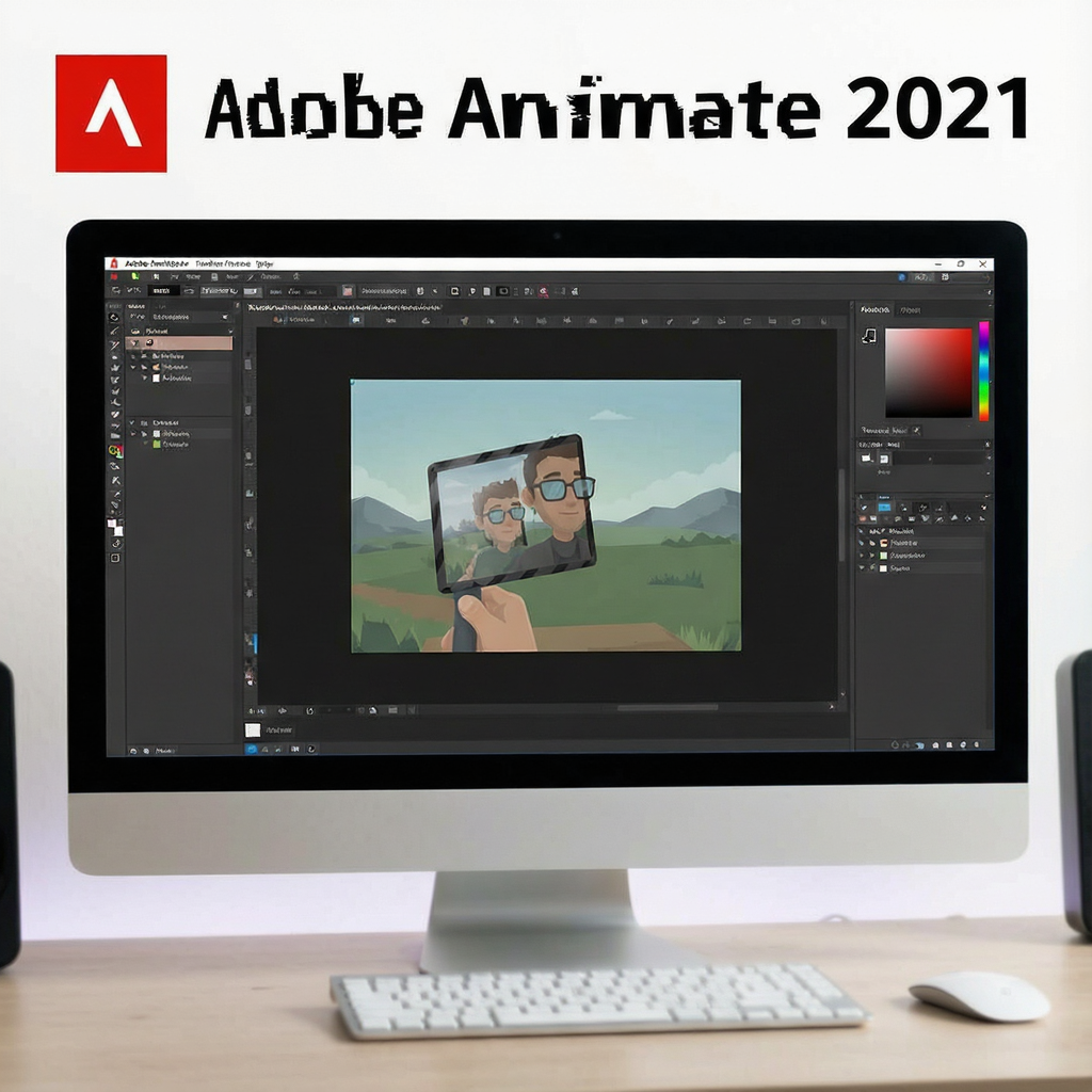 Adobe Animate 2021�������İ��ͼ