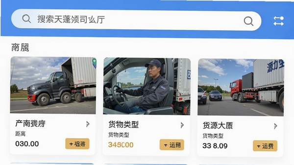 ��������˾��App��Դ����ҳ�棬�������������·���Ƭʽ��Դ�б������о��롢�������͡��˷ѱ�ǩ����ͼ���дʵ����