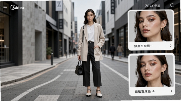 ������APP�����Ƽ�ҳ�棬չʾģ��ȫ�����䣬������װ�����κ�ױ��ϸ�ڣ�����Ϊʱ�н־�������Լ�ִ�