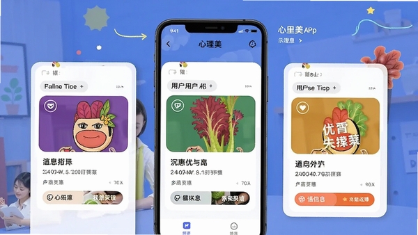 һ��չʾ������APP���Ի��Ƽ����ܵ�ʾ��ͼ��������չʾ�����û�ϰ�����͵��Ż���Ϣ��Ƭ��ɫ����������������