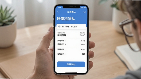 ��ô����APP�Ķ���ȷ��ҳ�棬չʾ�������ڡ�������ϸ������֧��ѡ��