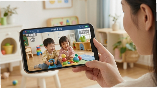 һλ�ҳ���ʹ���ֻ��ۿ���ͨ���ҳ���APP�е��׶�԰����ʵʱ��Ƶ���棬�������������ˣ�������������������С�����ֱ�����͡���ȫ�ػ����������Ƽ�������ܰ�в���