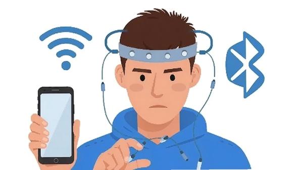 �Ⲩ��ʹ�û���ʾ��ͼ���ֻ���ͷ�����ӣ���ΧWiFi������ͼ�꣬�û�רע����������ƽ���廭���