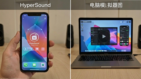 HyperSound���ֻ������ģ���������жԱ�ͼ��չʾ��ͬ���豸�������