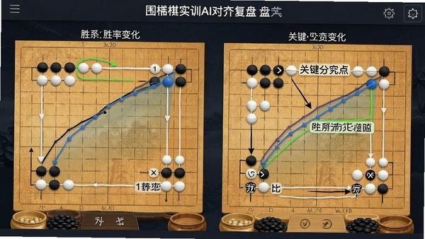 Χ��ʵѵAI���ĸ��̽��棬��ʾʤ�����߱仯�͹ؼ�������ע