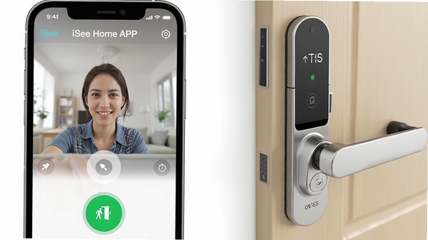 iSee Home APPԶ�̿��Ź�����ʾͼ���������Ϊ�ֻ�APP�Խ����棬��ʾ�����ķÿ���Ƶ�������Ŀ����ɫ���Ű�ť���Ҳ�Ϊ���������򿪵�3Dʾ��ͼ���������дʵ
