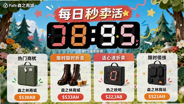 ɭ֮���̳�ÿ����ɱ�ҳ�棬����ʱ��Χ��������Ʒ��ʱ�ۿۣ�ɫ�����޻���