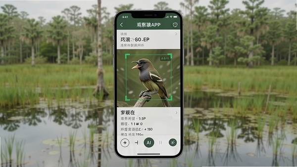 һ��չʾ�۲�ԳAPP�ڻ���ʶ���������ĸ����ֻ���ͼ������Ϊ�黯��ɭ��ʪ�أ�����������ʾ�������ơ�������Ϣ��AIʶ��򣬻�����Ȼ���£����Ϲ��񳡾���