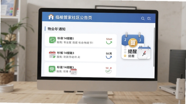 ���ܹܼ���������ҳ�棬չʾ��ҵ֪ͨ�б�����������������ͼ�꣬������ɾ���