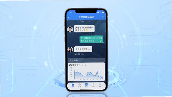 ��������˼����App�����ͼ��չʾAI���ٶԻ�ģ�ⳡ������������רҵ������ʵʱ���ֺͷ�������ͼ�����ֻ���Ļ����չʾ������Ϊ����ɫ���䣬�Ƽ������ִ��н�ϣ�������Ⱦ��8k�ֱ���