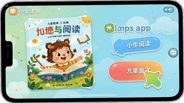 С������APP��ͯ�Ķ����棬�����汾�����뻥����ť��ɫ����������