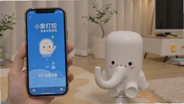 小象灯控连接设置教程,手机连接智能灯具,WiFi配置步骤