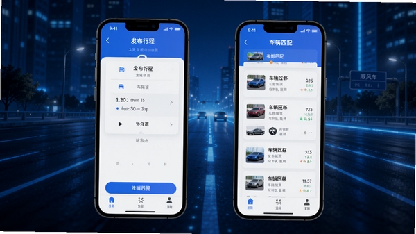 ˳�糵��ļapp�����ͼ��չʾ���ķ����г�ҳ��ͳ���ƥ���б�������Ϊ���е�·����ɫ���Ƽ��з��