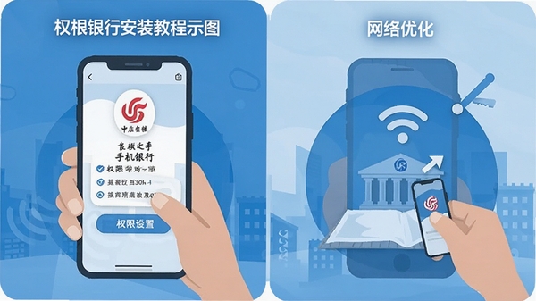 Bank of China�ֻ����а�װ�̳�ʾ��ͼ������Ȩ�����ú������Ż��Ĳ���˵�������Ϊ��ƽ���廭����ɫ��ɫ����
