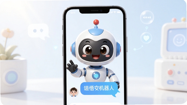 AI��ջ����˽���չʾ��һ���ɰ��Ļ����˿�ͨ�������ֻ���Ļ�����û��Ի����������������ͻ�����ܽ�����Χ��