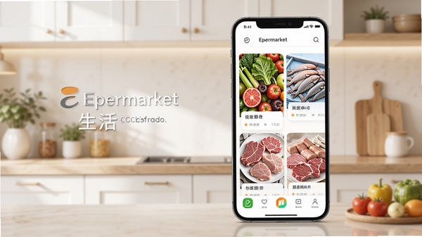 һ��չʾEpermarket��������APP�������ֻ������У������а��������߹������ʡ�����ȸ�Ʒ��ʳ��ͼƬ������Ϊ��ܰ�ִ����������������������ɾ���ͻ��ʳ�����ʸ���APP��ݹ��������Ӫ������ͼ��