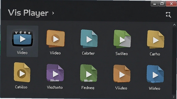 Vis Player��������ʽ֧���б����棬����������Ƶ��ʽͼ��
