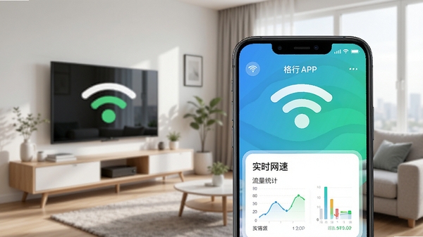 ����APP�ֻ�����չʾͼ����ʾʵʱ����������ͳ����壬����Ϊ�ִ���Լ������WiFi�ź�����ͼ�꣬����ɫ������������