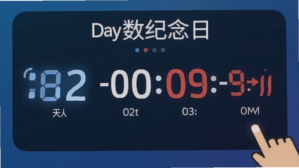 ����������Day����ʱ������ʾ����ʾ�졢ʱ���֡����ʵʱ�仯